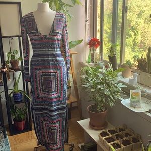 Size 6 Mara Hoffman tailored maxi dress